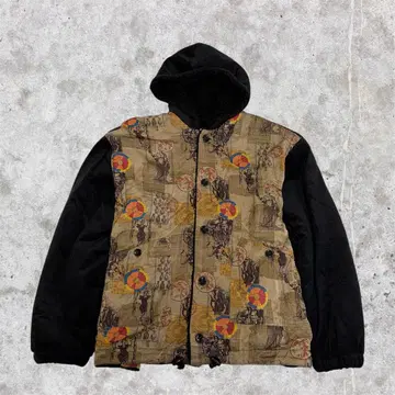 90s 믹스 패턴 앤티크풍 콜라주풍 고지도 모티브 빈티지