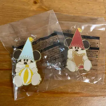 디즈니랜드 정글 카니발 핀 배지 2개 세트