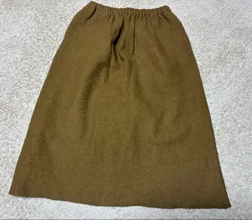 NATURAL LAUNDRY 천연 세탁소 압축 울 스커트