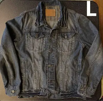 다크 블루 데님 자켓 L 사이즈 우인저 주식회사