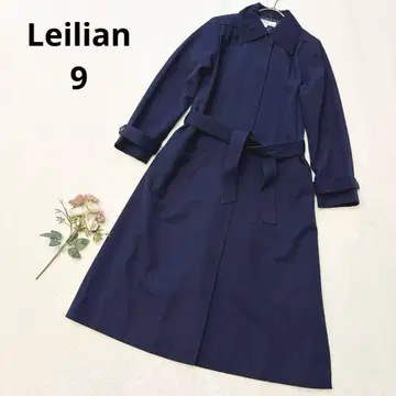 레리안 벨트 포함 롱 코트 트렌치 코트 9호 울 100% 고급스러움