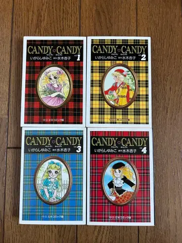 캔디캔디 주코문고 코믹판 1-4권 세트 이가라시 유미코