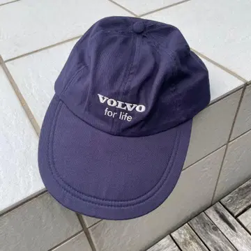 90s 볼보 롱 빌 캡 네이비