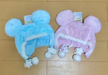 디즈니 팬캡 미키 핑크 스카이블루