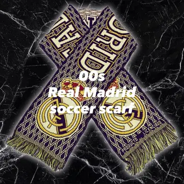 레어 컬러 레알 마드리드 머플러 축구 게임 보라색 노랑