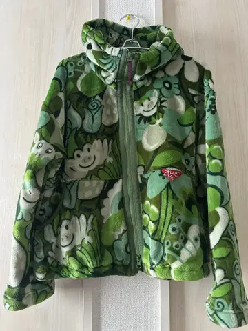 오레보라 플리스 자켓 후드 부착