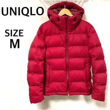 [ 선착순 ] 유니클로 다운 자켓 남성용 M 빨간색