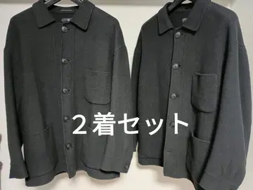 울 블렌드 오버 사이즈 셔츠 자켓 DARK GRAY L 사이즈