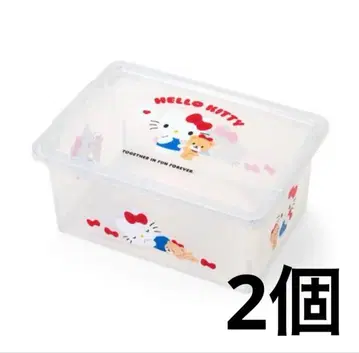 헬로키티 보관 케이스 S 라메 2개 세트
