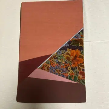 후쿠로 오비 기하학 패턴 꽃무늬