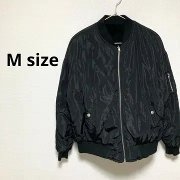 여성용 리버서블 MA-1 자켓 복슬복슬 블랙