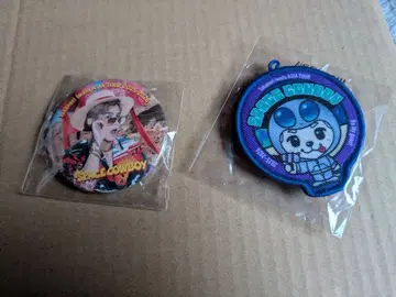 이와타 타카노리 SPACE COWBOY 캡슐 가챠 와펜 배지 캔뱃지