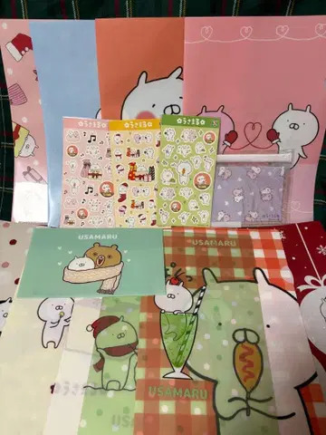 우사마루 클리어 파일 10종 & 씰 set