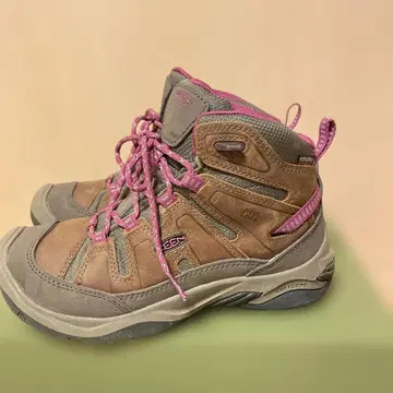 KEEN 등산화 브라운/핑크 24cm