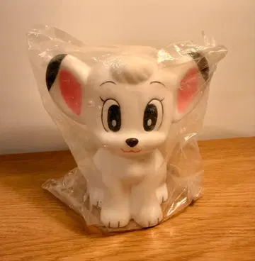 새상품 미사용 정글대제 하얀 사자 [레오] 소프트 비닐 저금통