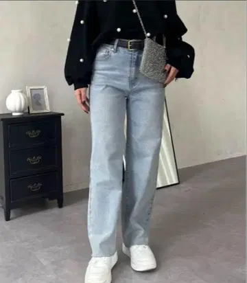 prose verse 스트레치 슬림 스트레이트 데님 L