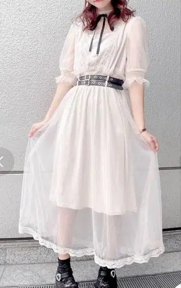 ROJITA 튤 롱 원피스