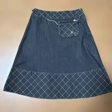 M'S GRACY 블랙 데님 스커트 38