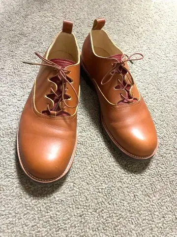 개인 장인의 핸드메이드 가죽 신발 26.5