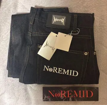 [ NOREMID ] DENIM WIDE PANTS - INDIGO 블랙
