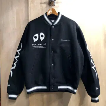 오카모토 타로 뉴에라 NEWERA 바시티 자켓 XXL 2XL
