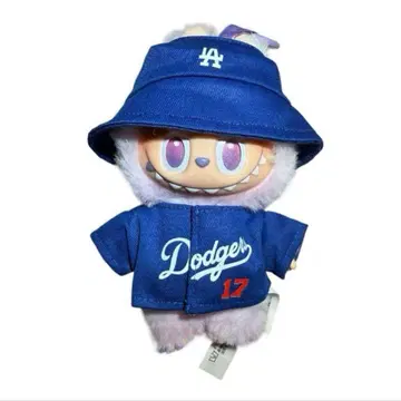 LABUBU 라부부 야구 유니폼 모자 & 유니폼 의류 블루