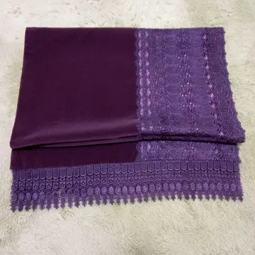럭셔리한 고대 보라색 레이스 숄