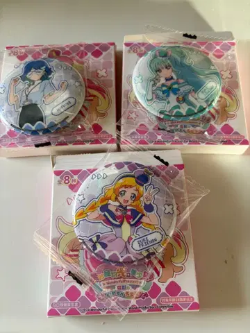원더풀 프리큐어 중국 한정 캔뱃지 큐어 프렌디 릴리안 나츠키