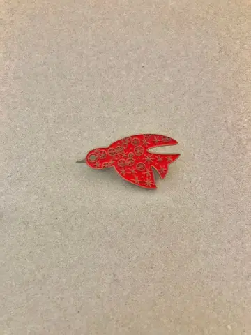 미나 페르호넨 새 브로치 (빨간색) 레어템