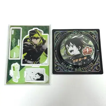 종말의 세라프 백야 미카엘 생일 명장면 디오라마 피규어 캔뱃지