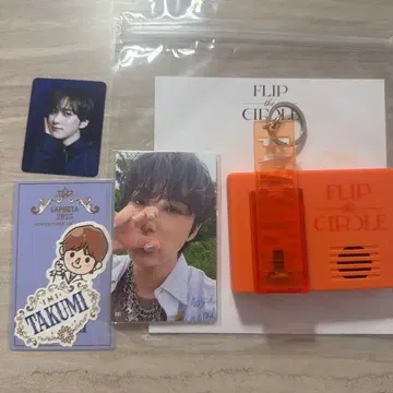 INI 오자키 타쿠미 FTC 보이스 키 후크 라포스타 2025 스티커