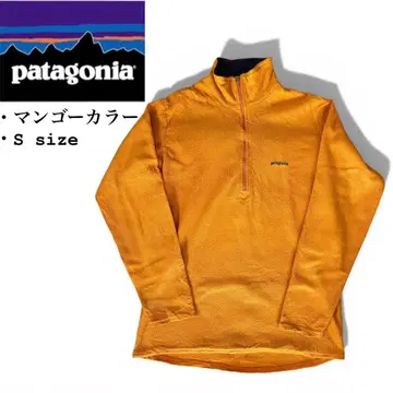patagonia 플리스 자켓 S 사이즈 망고 컬러