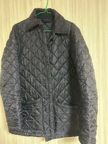 블랙 퀼팅 자켓 M 사이즈