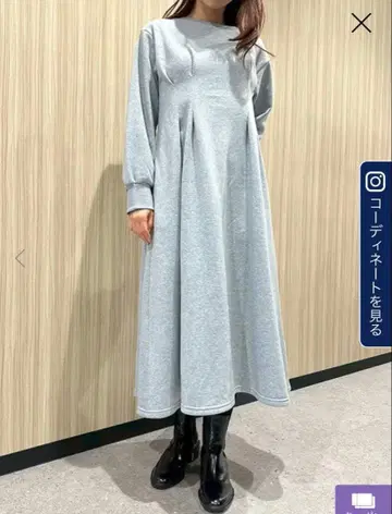 fifth 속기모 허리 턱 원피스 사이드 포켓 부착