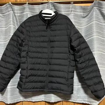 울트라 라이트 다운 블랙 자켓