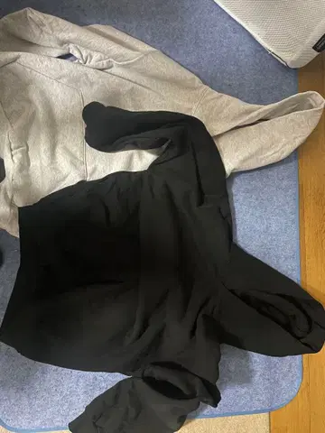 로스아파 후드티 그레이 블랙 세트 14oz