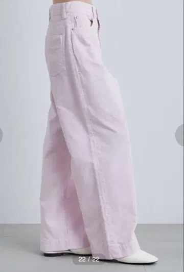 MIESROHE 미스 로에 코듀로이 와이드 PT 핑크