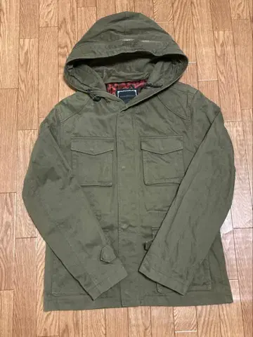 CUSTOM CULTURE 후드 자켓 밀리터리 몰스킨