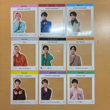 SnowMan 포토 카드 세트