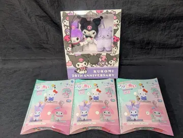 산리오 캐릭터즈 쿠로미 헬로키티 마이멜로디 봉제 인형 전 4점