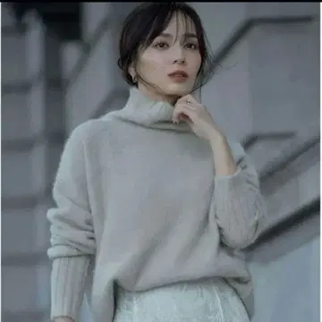 어뉴앙스 라쿤폭스 터틀넥 니트 풀오버 mint