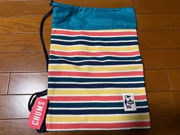 [ 새상품 미사용 ] CHUMS 스트라이프 드로우 스트링 백