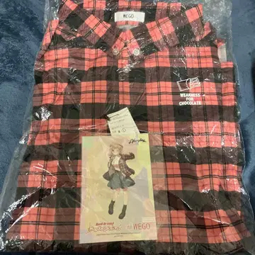 WEGO 뱅드림 걸파 BIG 체크 셔츠 L 사이즈 우에하라 히마리