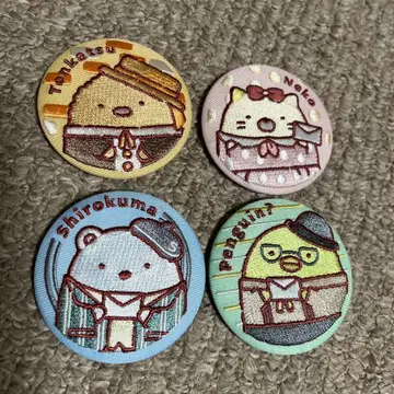 스미코구라시 캔뱃지 우체국 시로쿠마 네코 펭귄 톤카츠