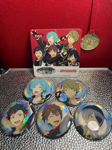 앙상블 스타즈 유성대 캔뱃지 코스터 세트