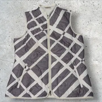 나이키 NIKE 골프 충전솜 베스트 체크 L 그레이