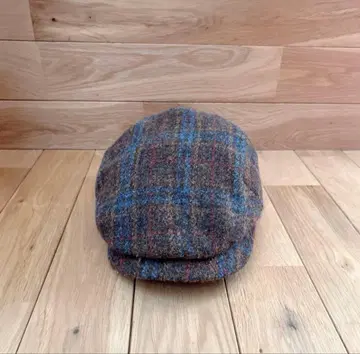 해리스 트위드 헌팅모 체크 무늬