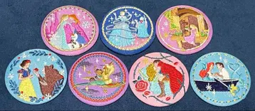 디즈니 자수 캔뱃지