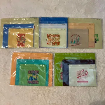 해피 복권 주토피아 2 J상 지퍼 백 세트 5종 해피 복권