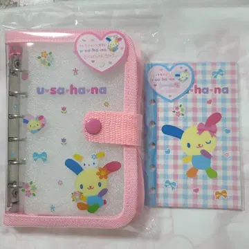새상품 산리오 우사하나 씰 바인더 씰북 세트